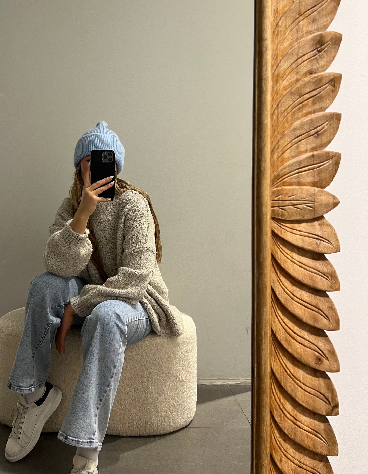 Pullover Cozy Bouclé Greige