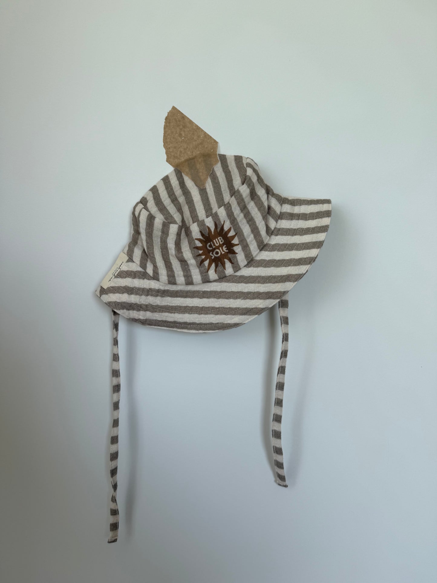 Kids Summer Musselin Bucket Hat striped