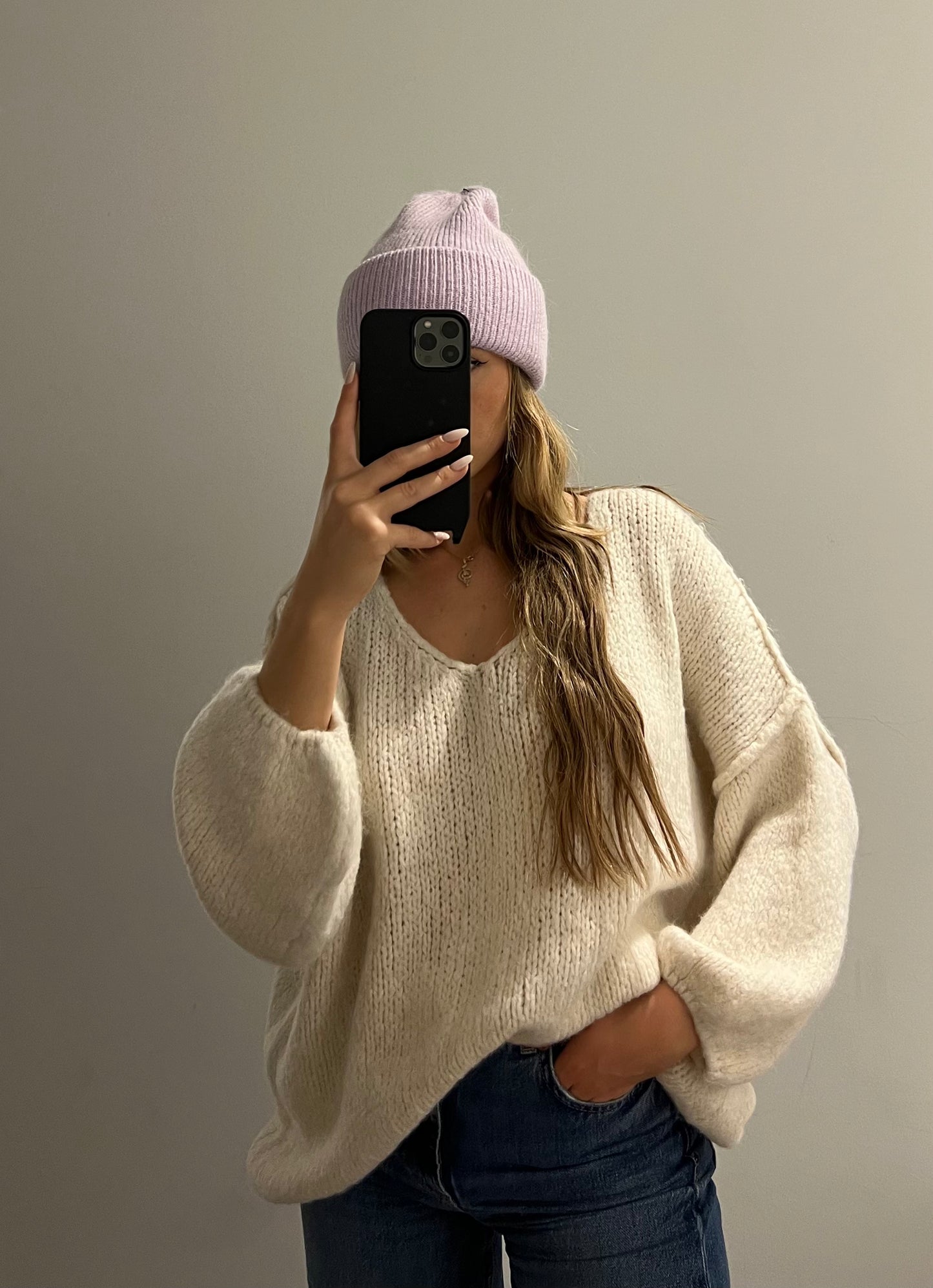 Pullover Cozy Knit Off-White