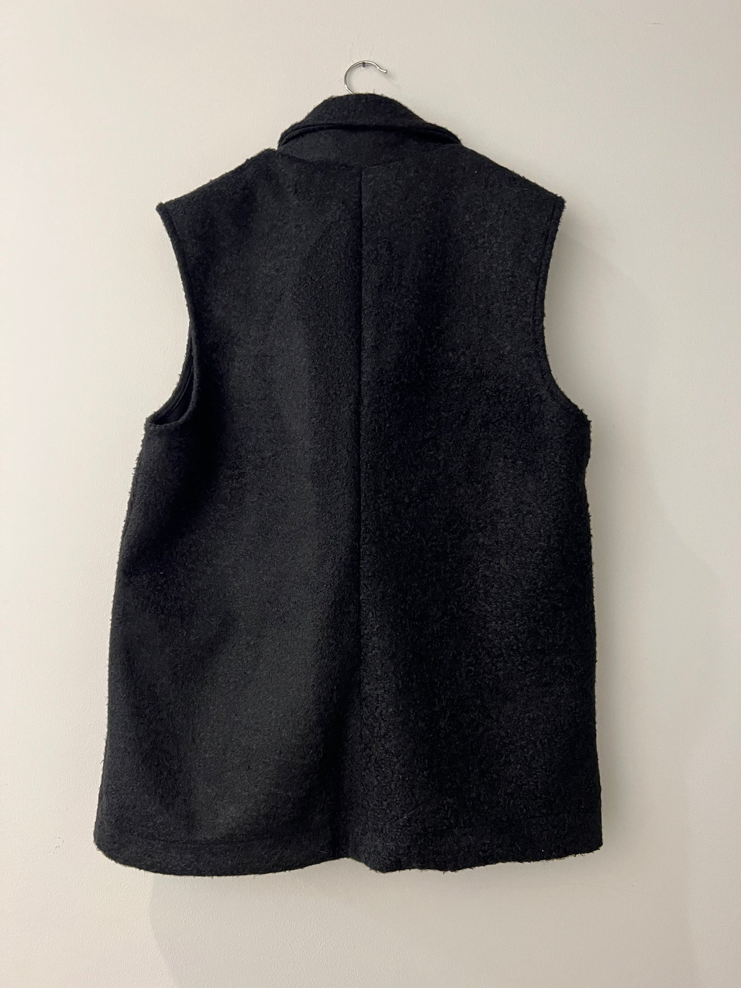 Winter Vest Black Melange