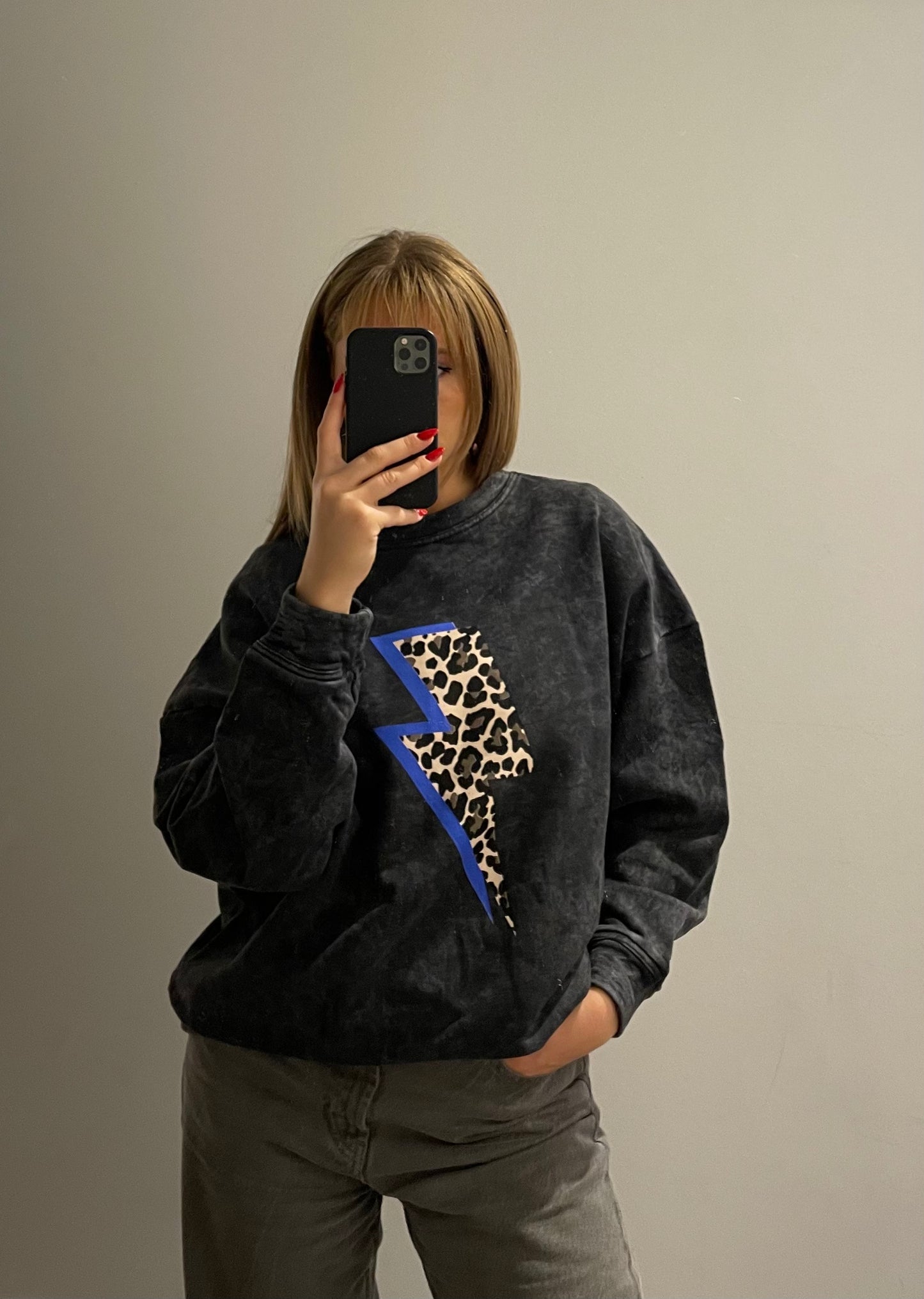 Sweatshirt Washed Grey