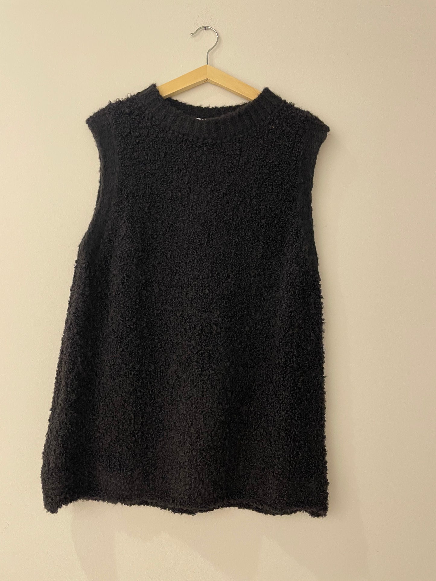 Strick Pullunder Black