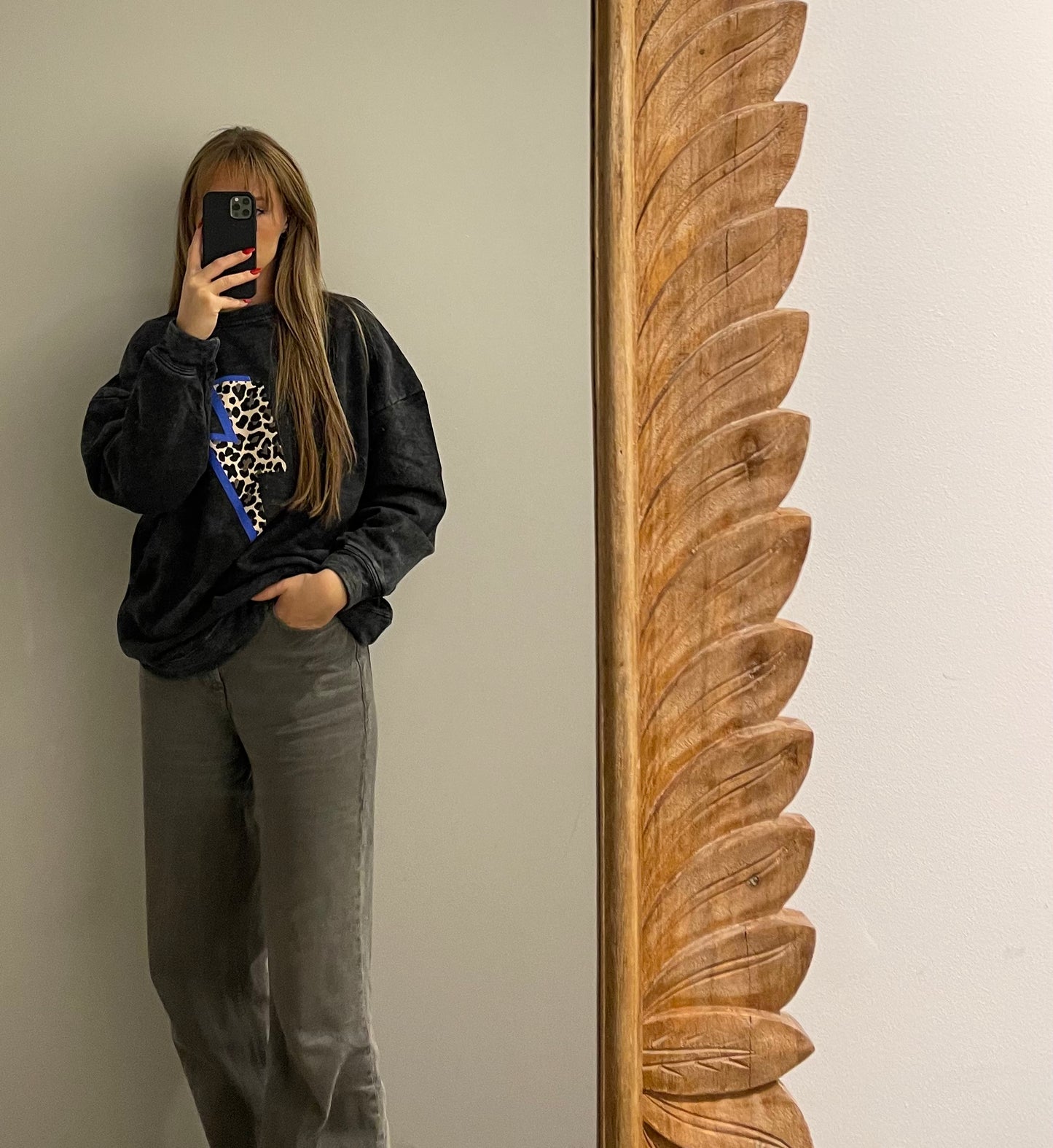 Sweatshirt Washed Grey