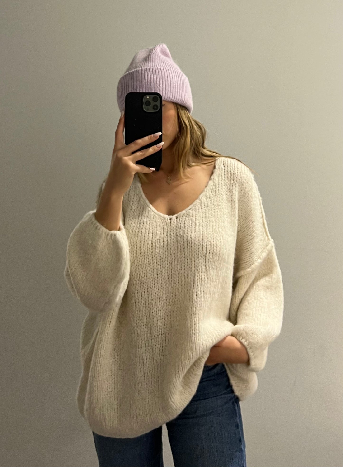 Pullover Cozy Knit Off-White