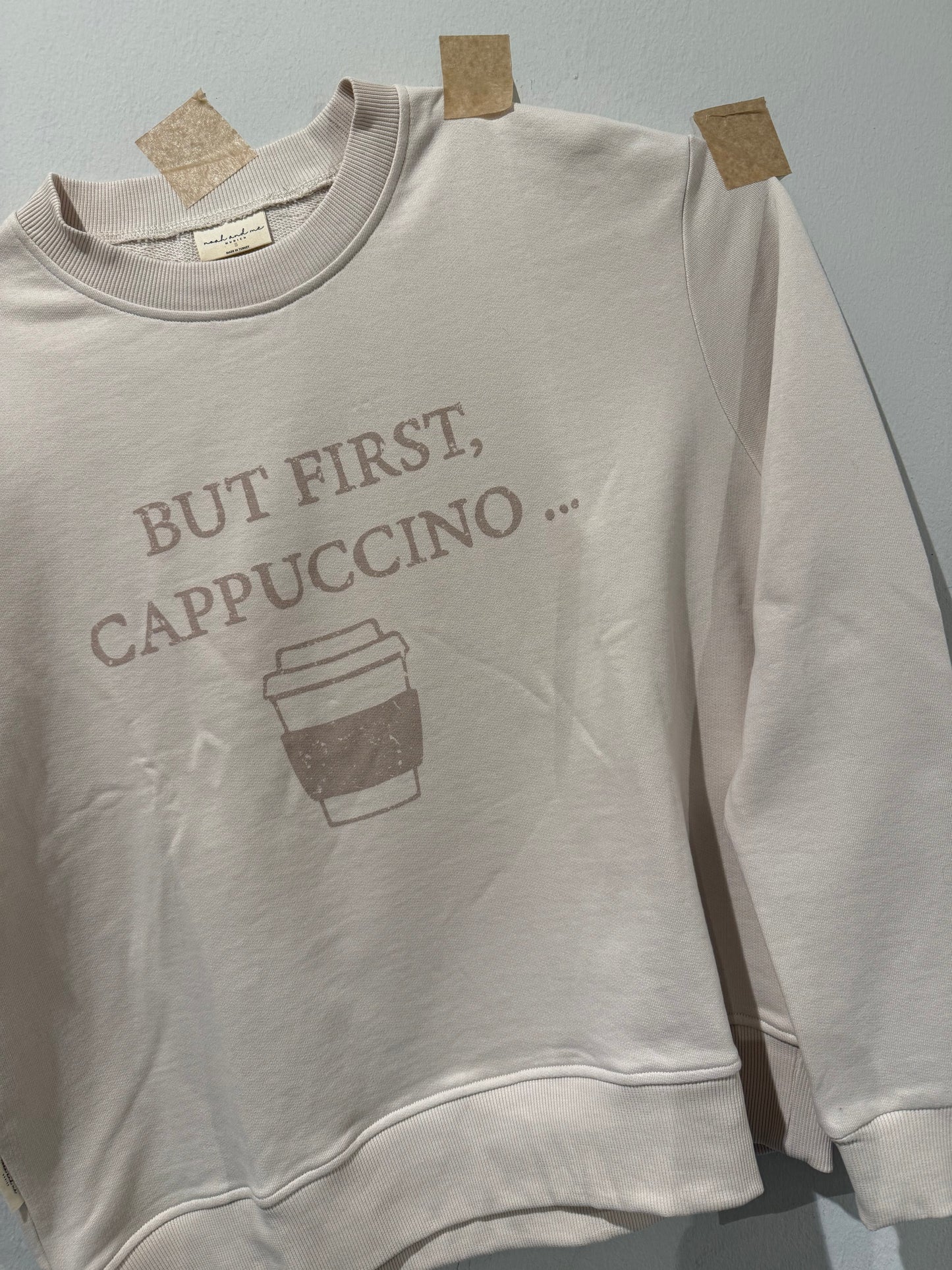 Adult Oversize Sweatshirt CAPUCCINO