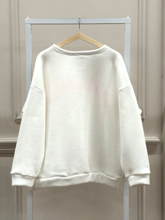 Copenhagen Oversize Sweatshirt in Weiß