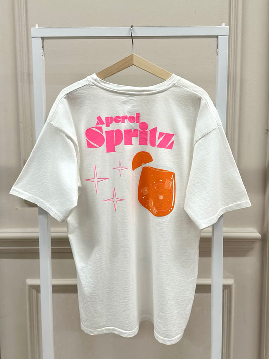 Aperol Spritz T-Shirt in Weiß