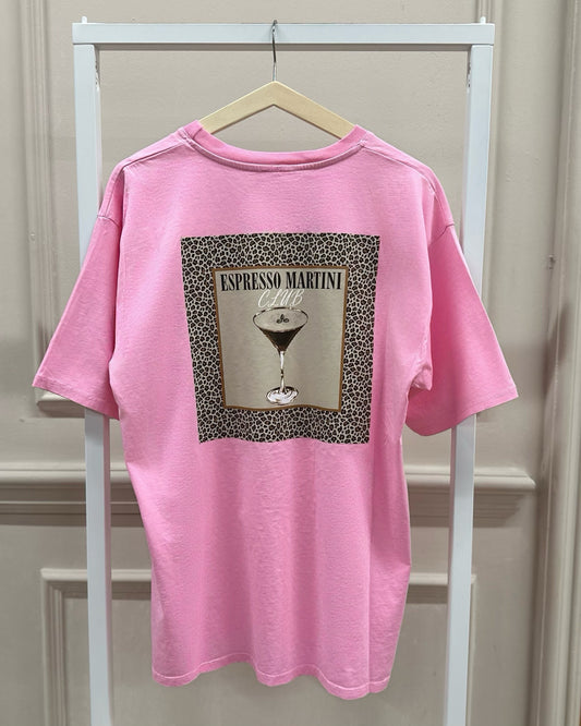 Espresso Martini T-Shirt in Rosa