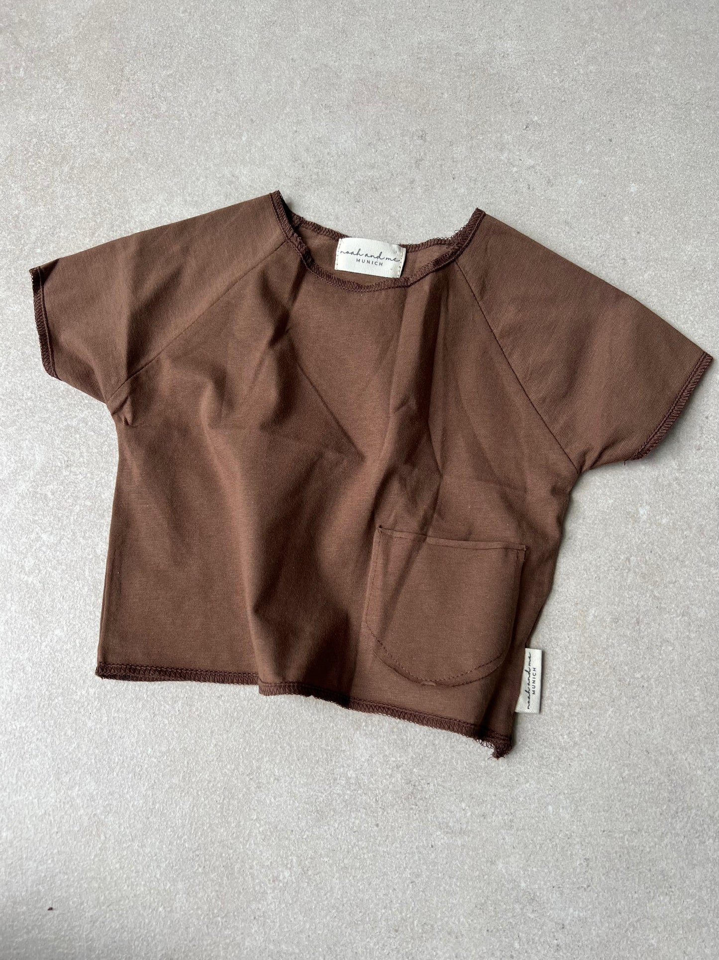 RAGLAN T-SHIRT BROWN