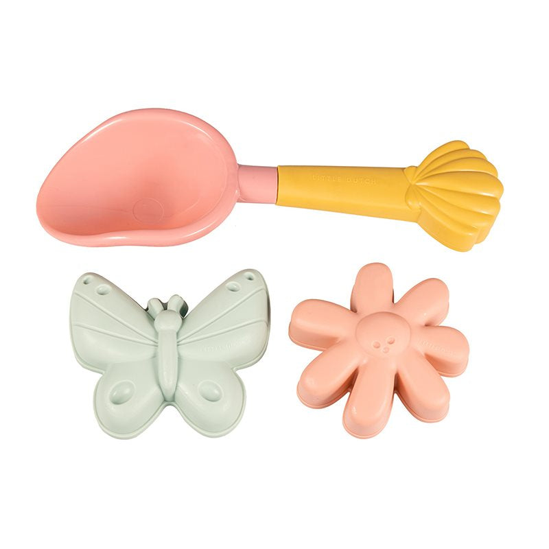 Sandkasten-Spielzeug 3-teilig FLOWERS & BUTTERFLIES