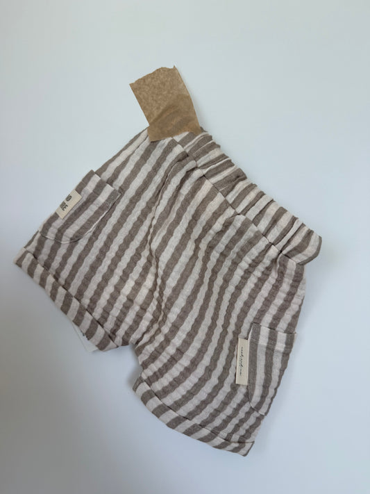 Kids Summer Musselin Shorts striped