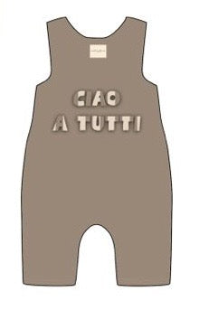 Kids Summer Overall CIAO A TUTTI