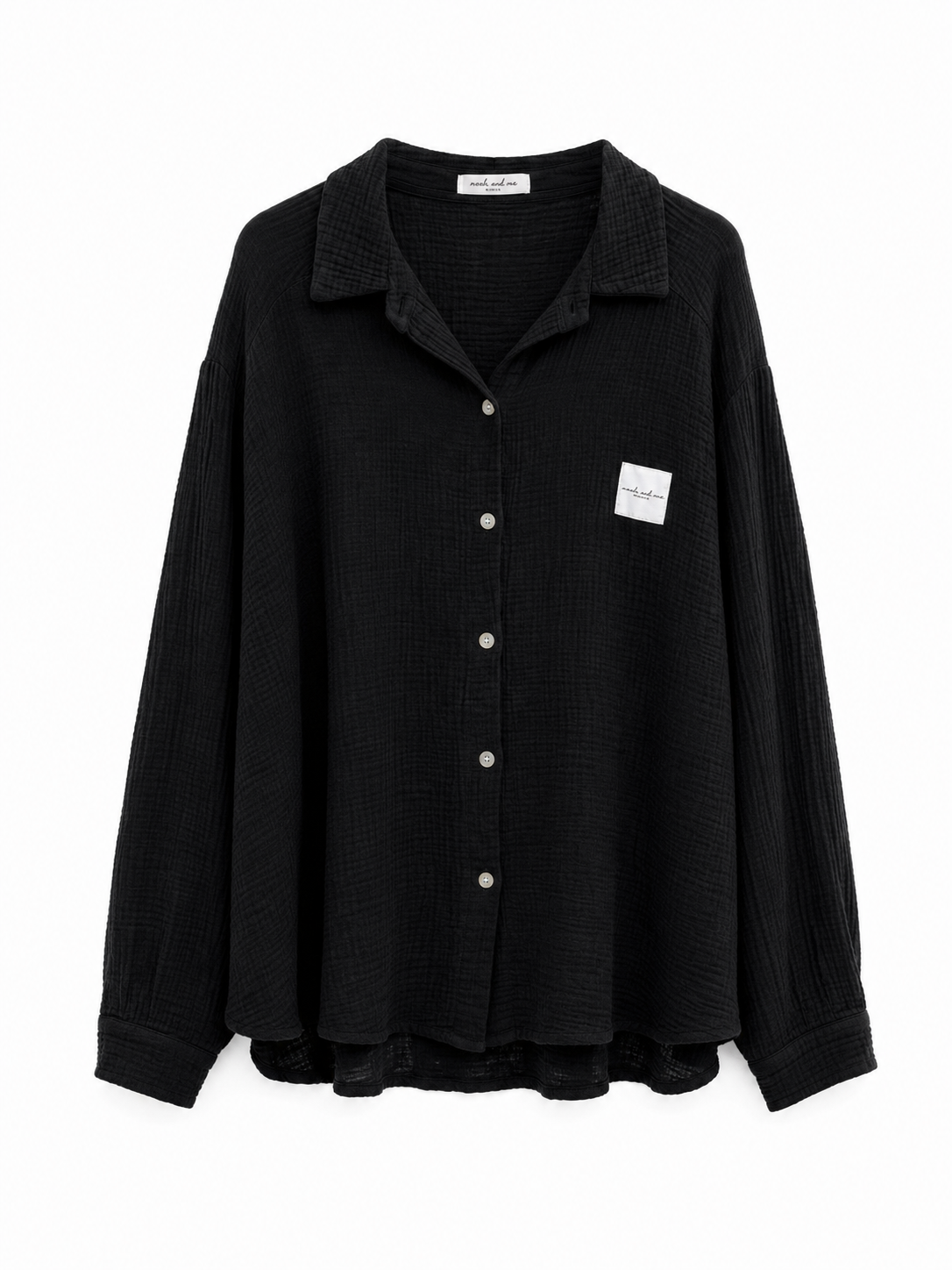 Musselin Shirt Black