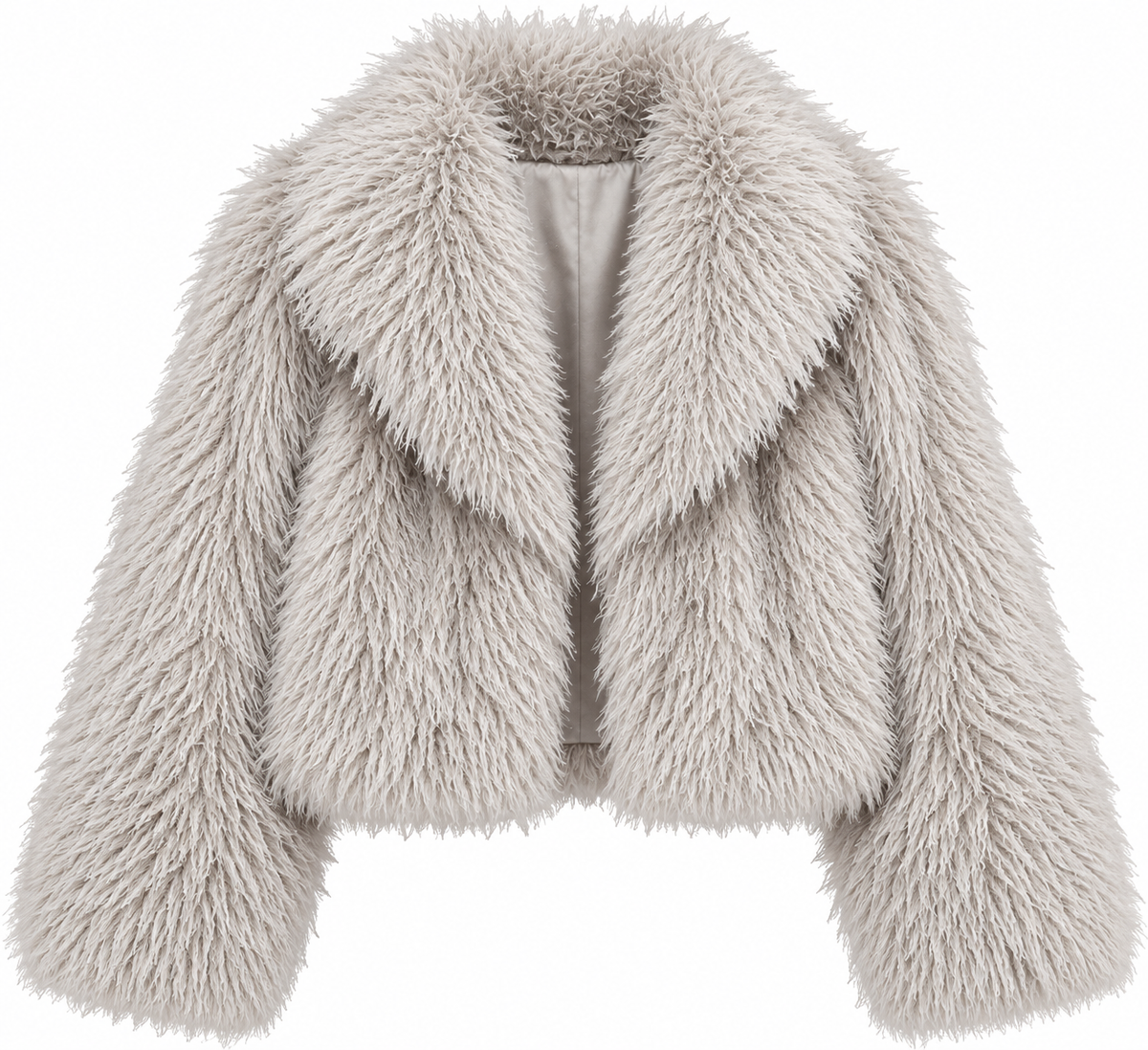 FAKE FUR JACKET BEIGE