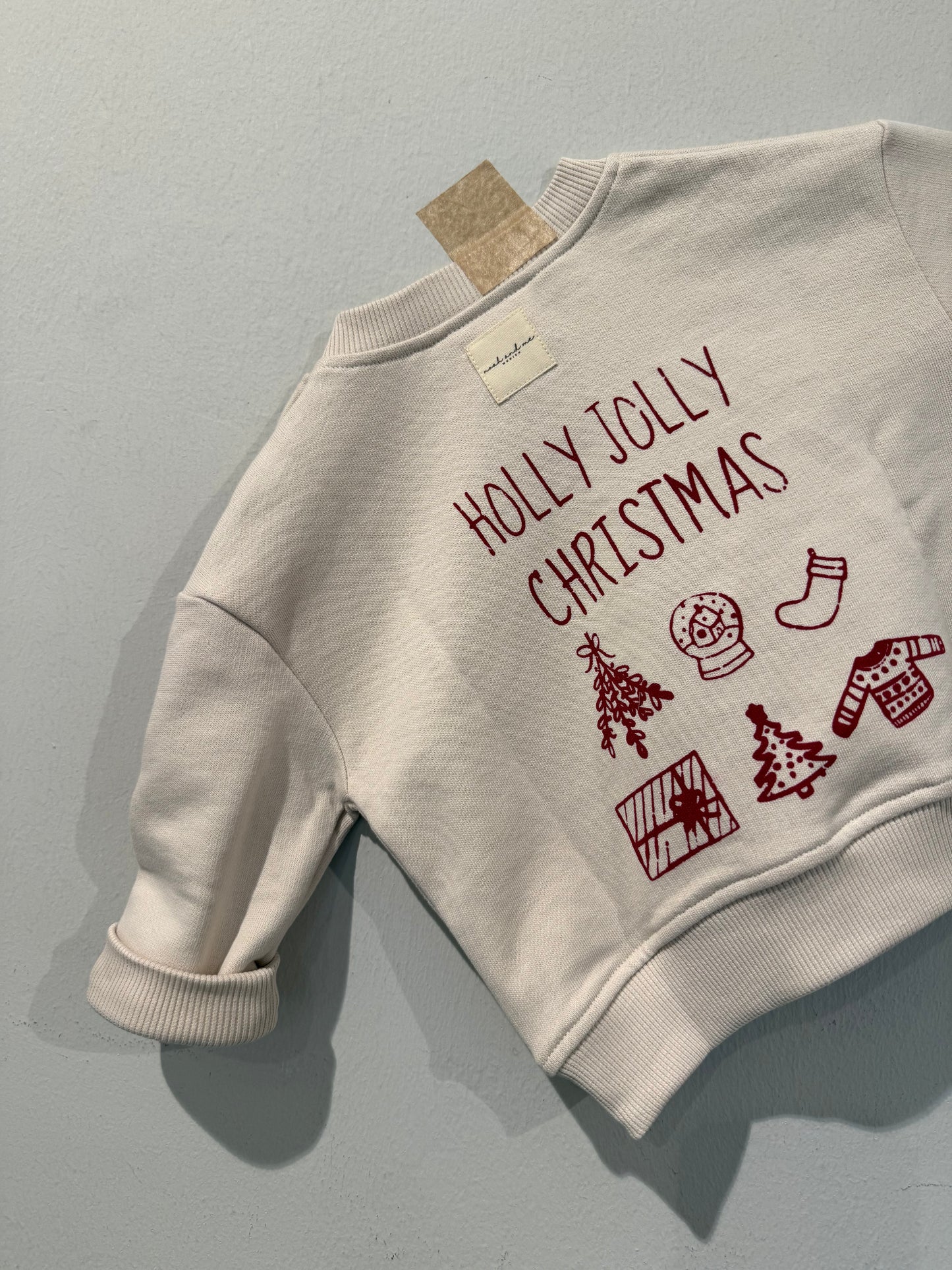 Kids Christmas HOLLY JOLLY Sweater
