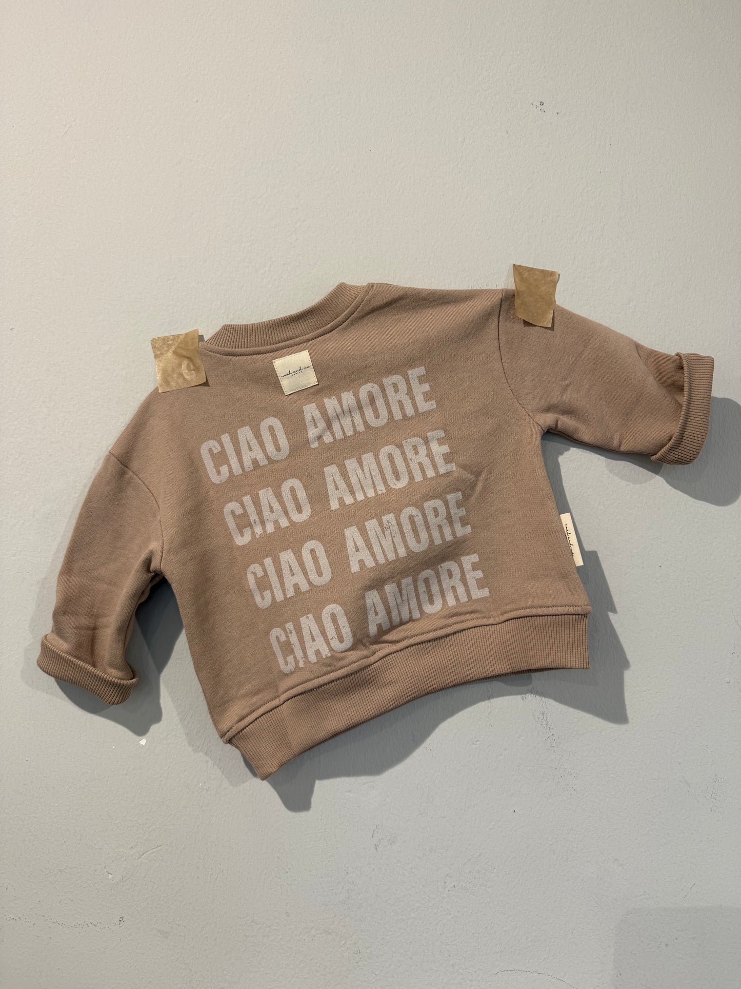 Kids Oversize Sweater CIAO AMORE