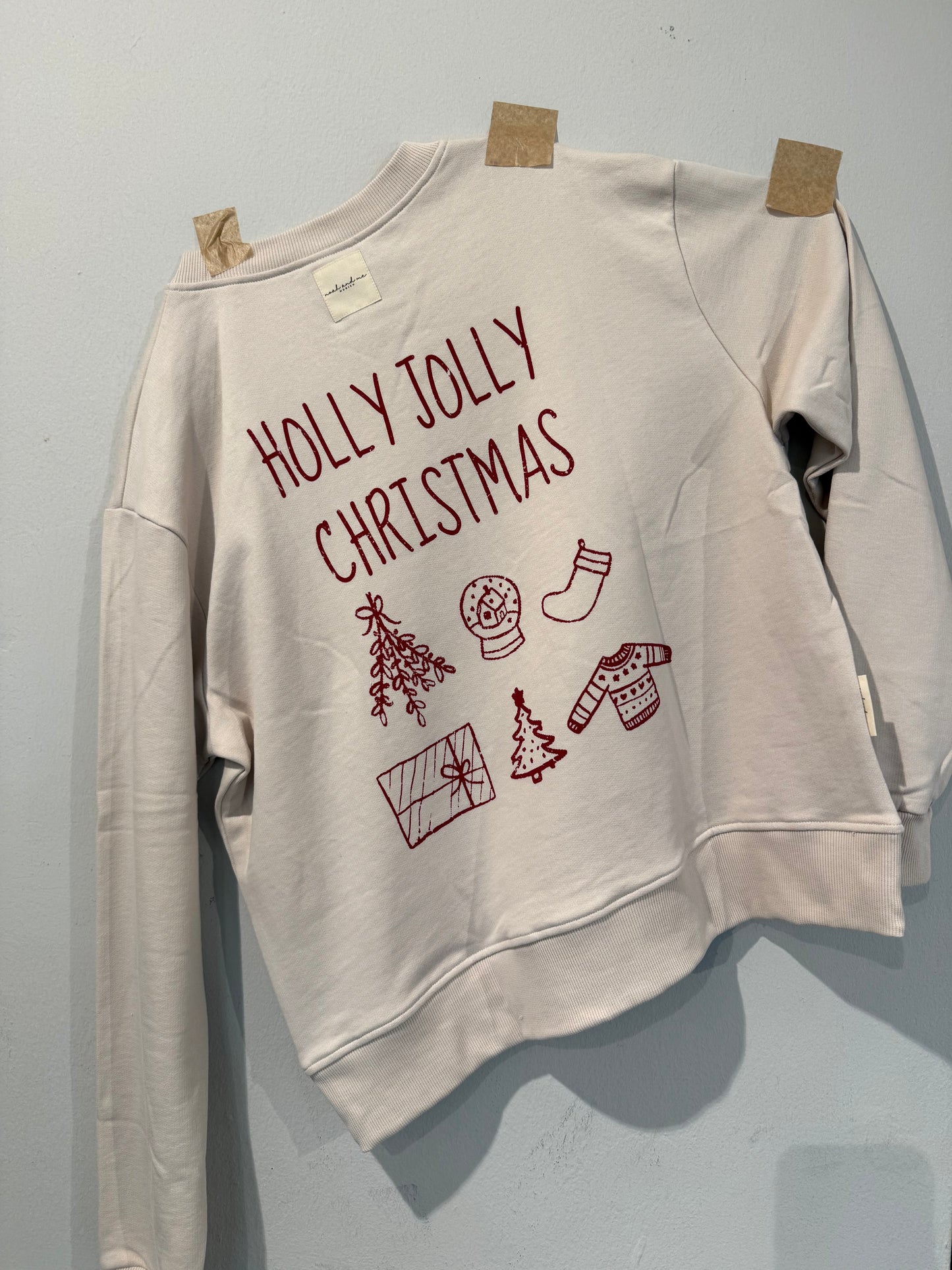 Adult Christmas HOLLY JOLLY Sweater