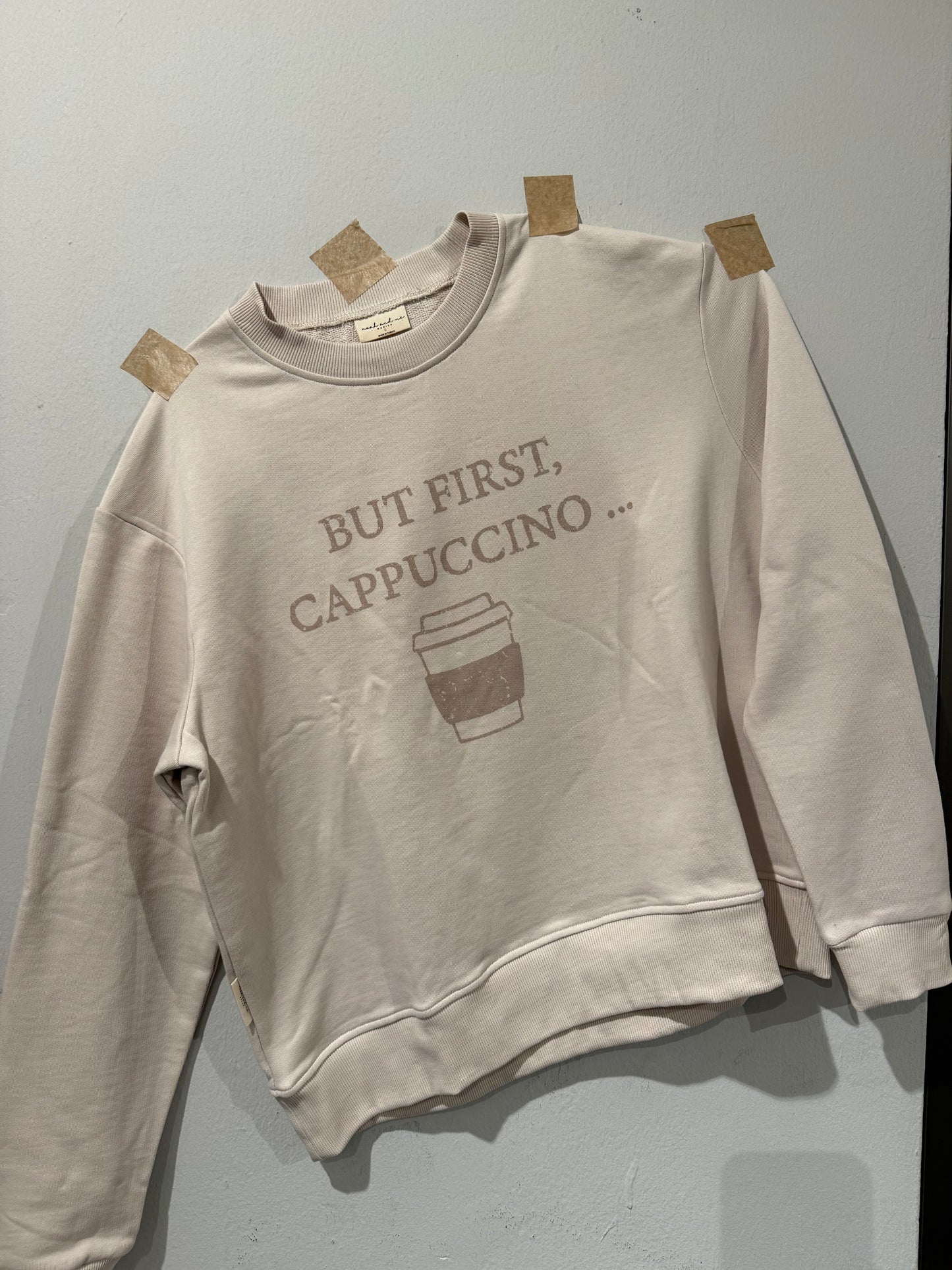Adult Oversize Sweatshirt CAPUCCINO