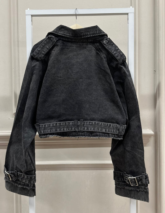 Cropped Jeansjacke