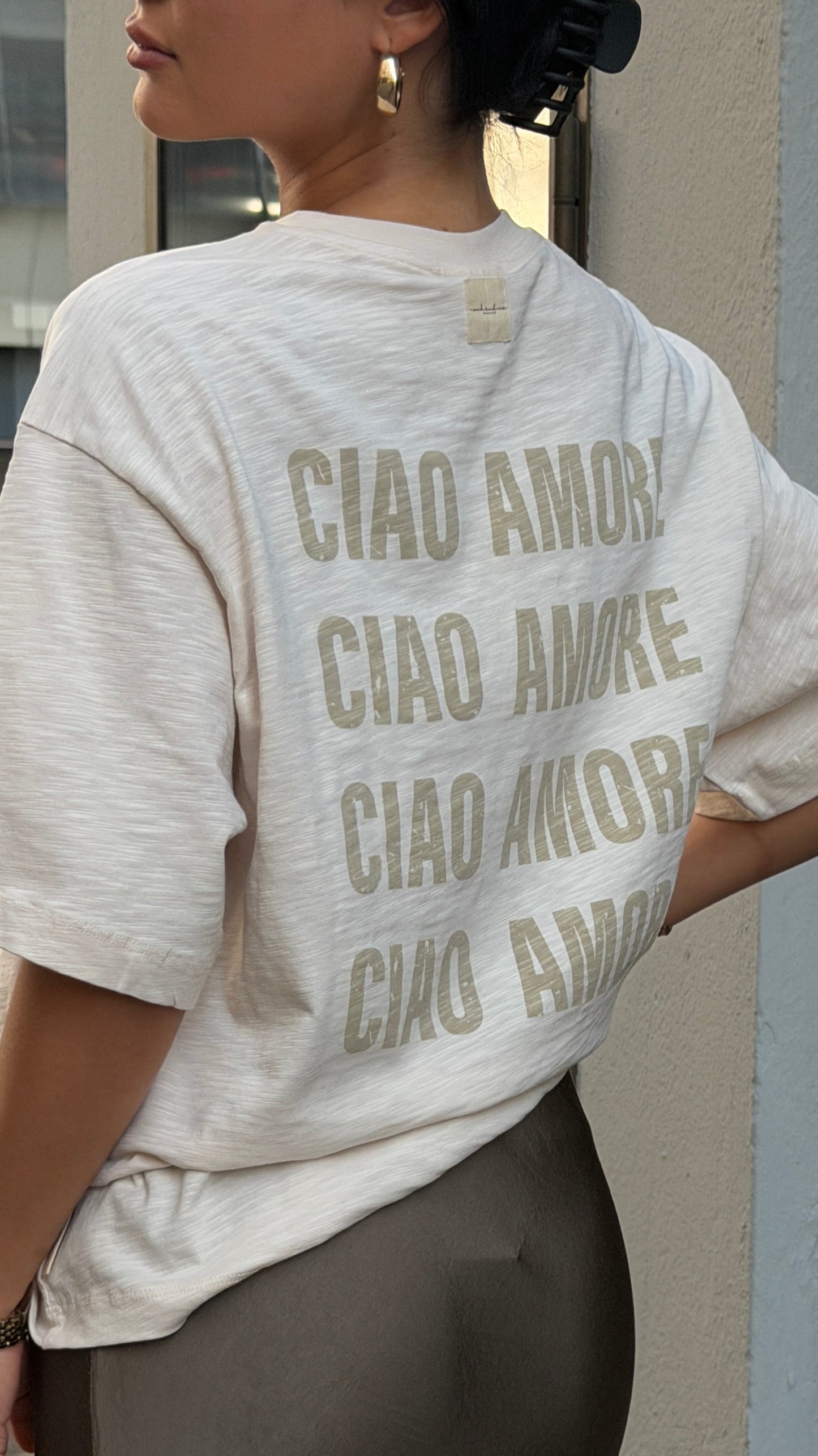 Adults Oversize T-Shirt ,,CIAO AMORE,,