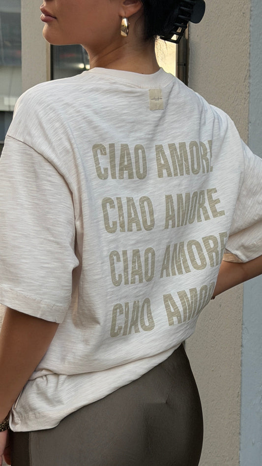 Adults Oversize T-Shirt ,,CIAO AMORE,,