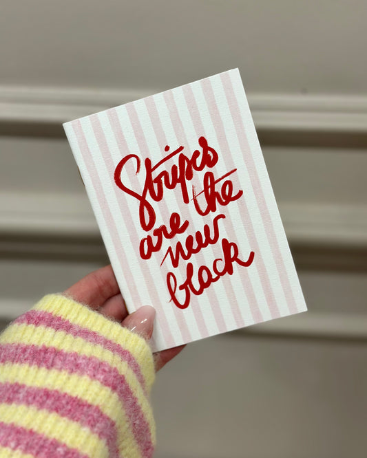 Notebook "Stripes are the new black"