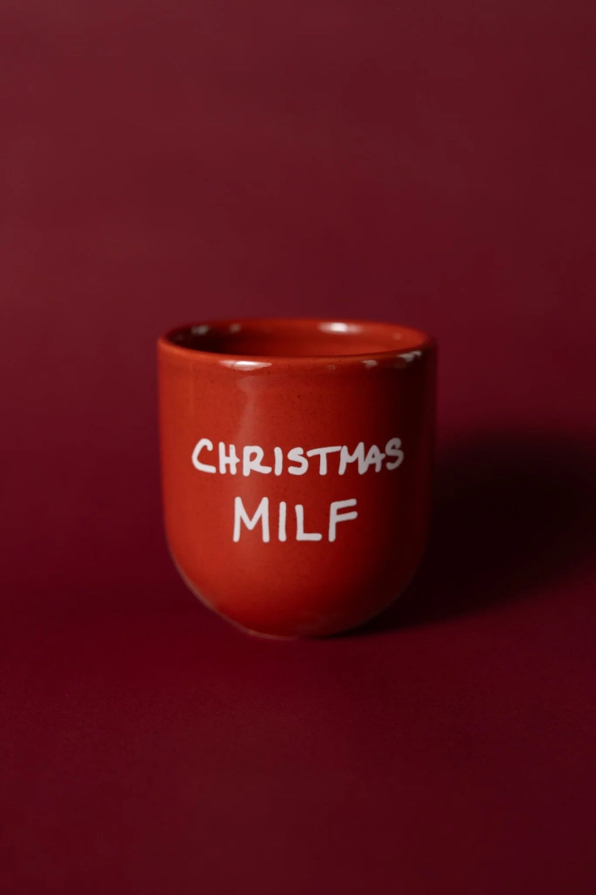 Statement Porzelanbecher "CHRISTMAS MILF"