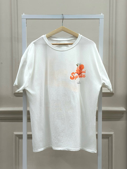 Aperol Spritz Signature Tee in Weiß