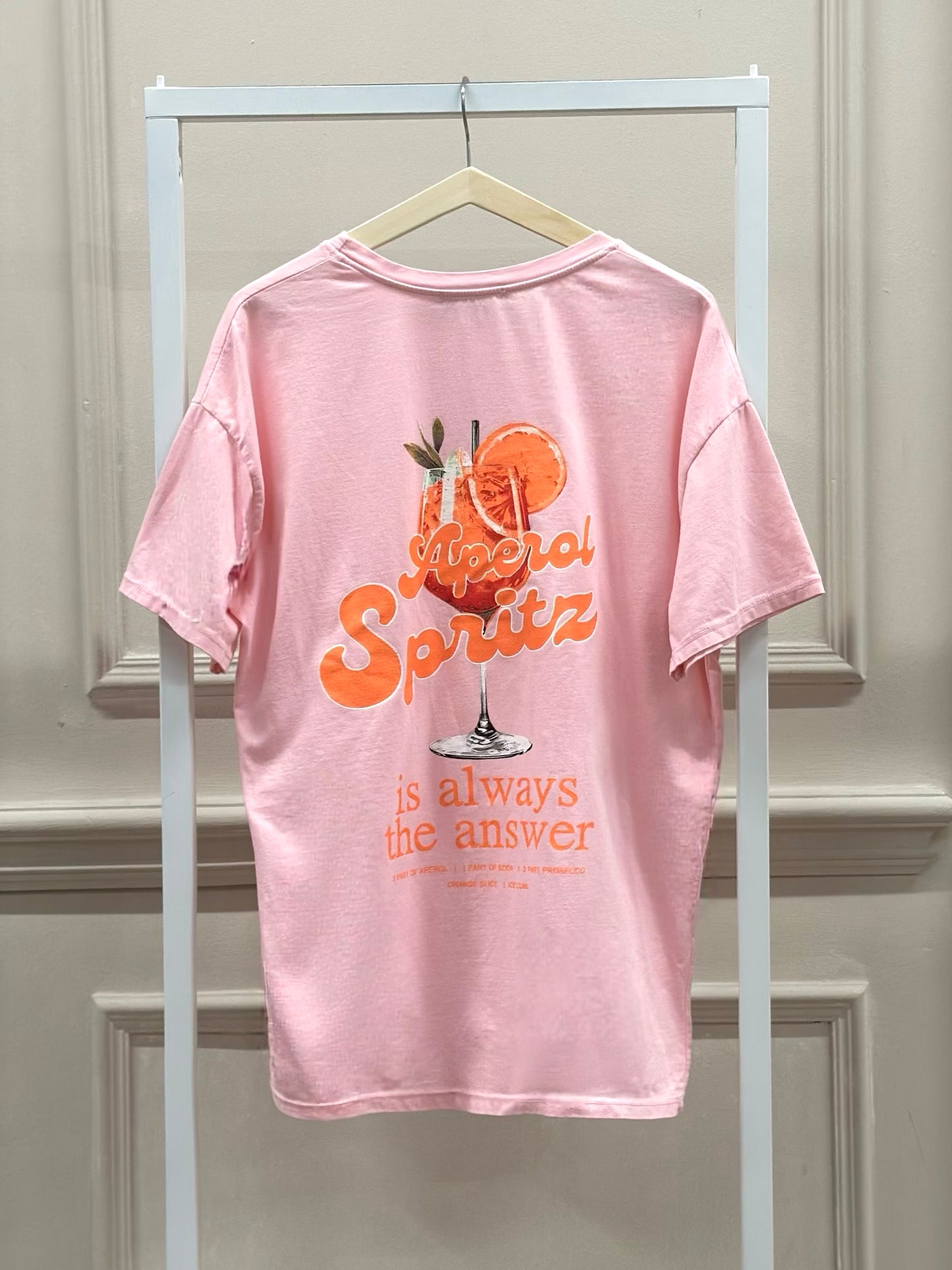 Aperol Spritz Signature Tee in Rosa