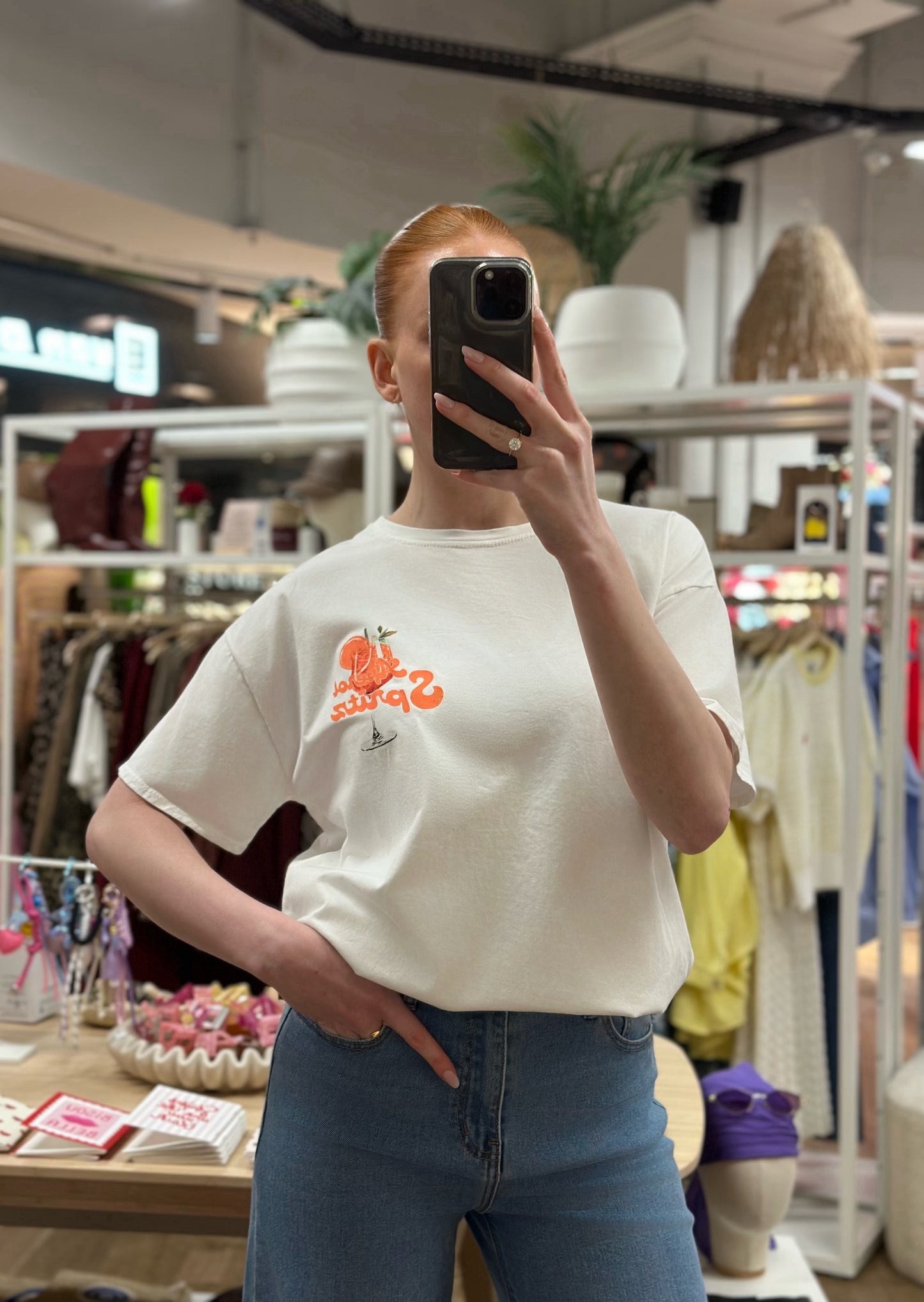 Aperol Spritz Signature Tee in Weiß