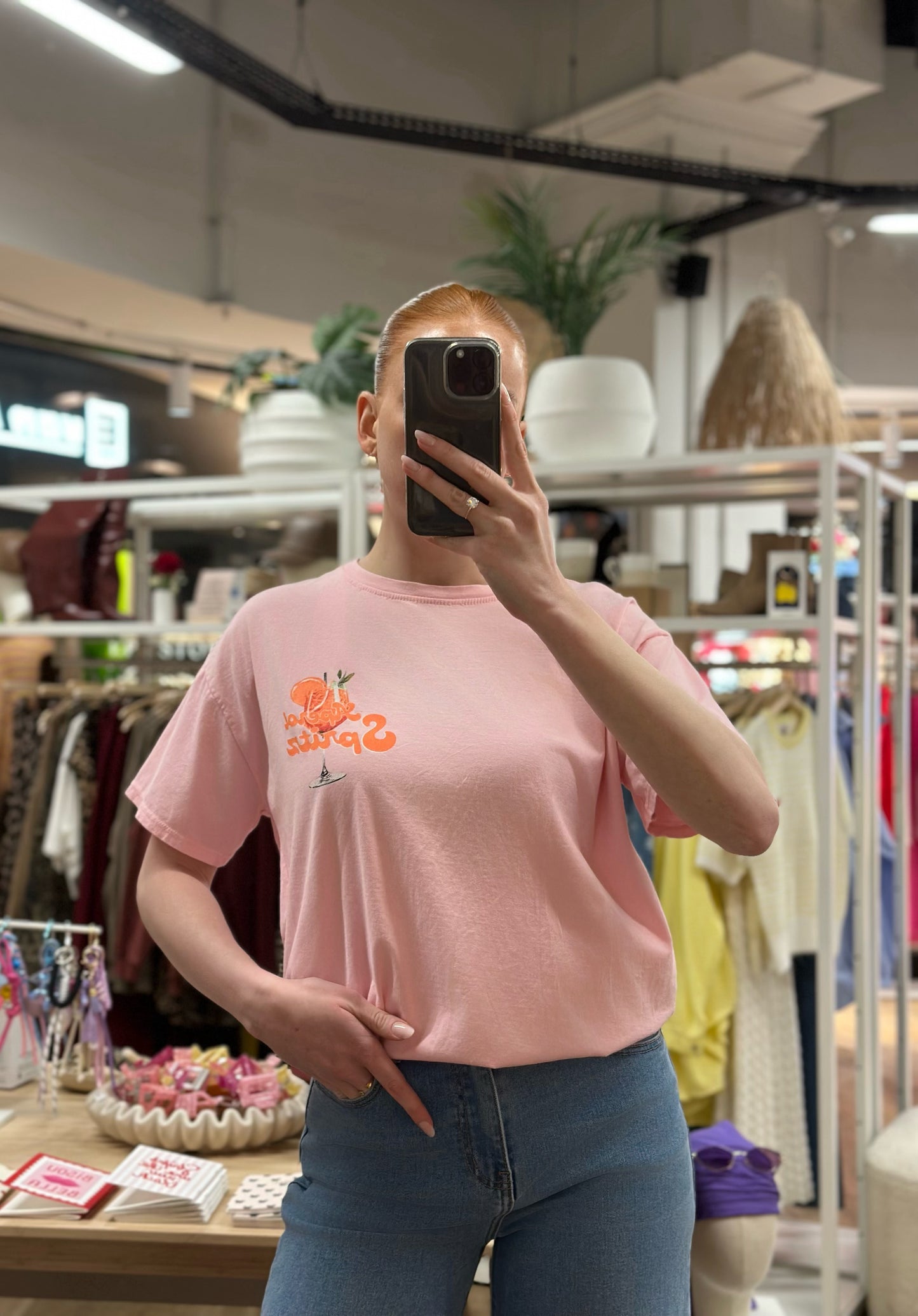 Aperol Spritz Signature Tee in Rosa