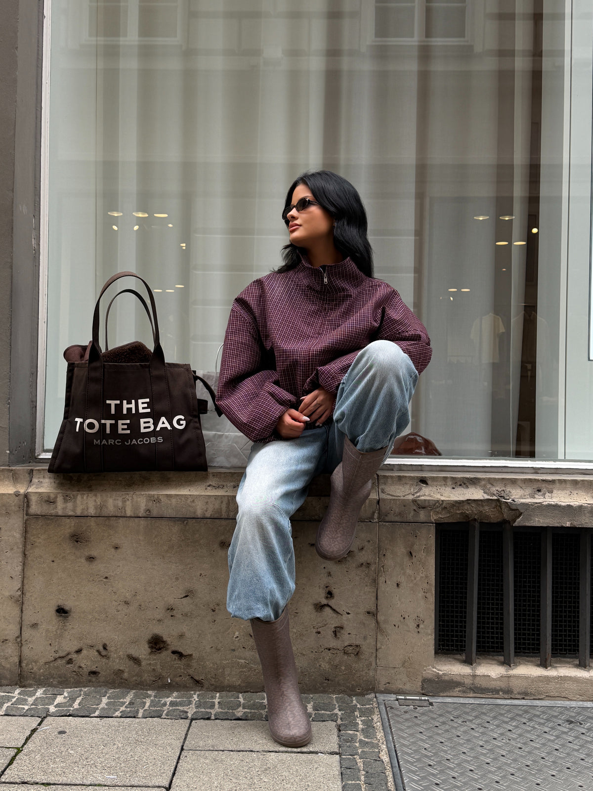 KARO OVERSIZE JACKE