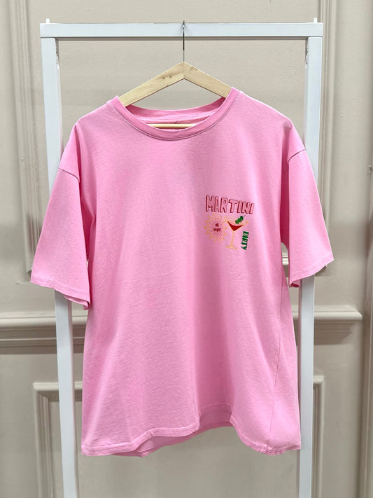 Dirty martini T-Shirt in Pink