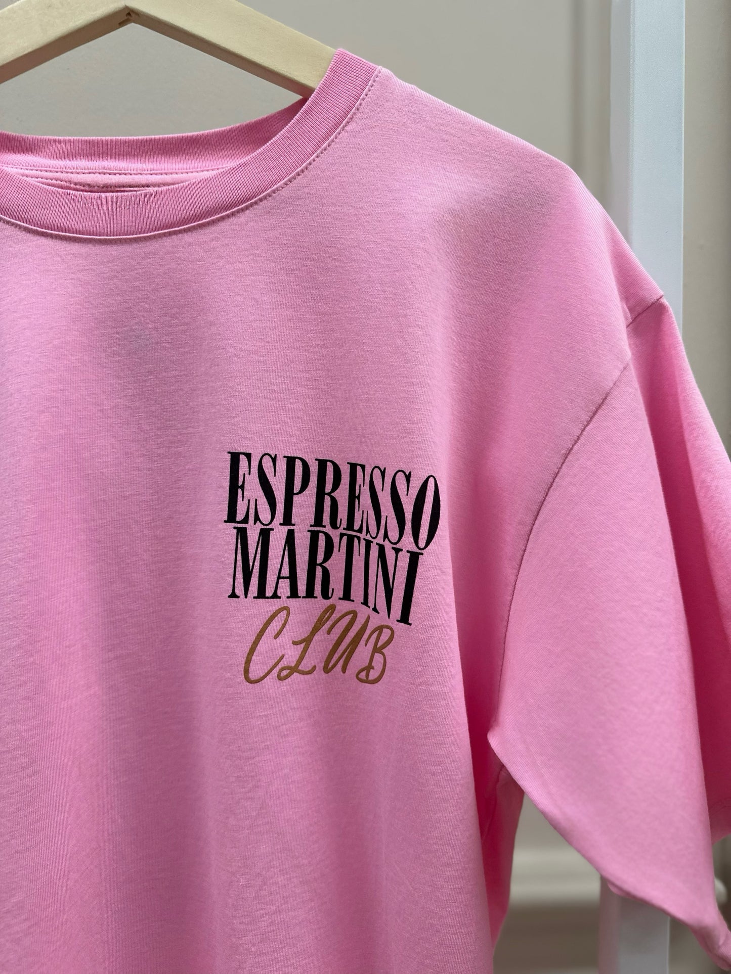 Espresso Martini T-Shirt in Rosa