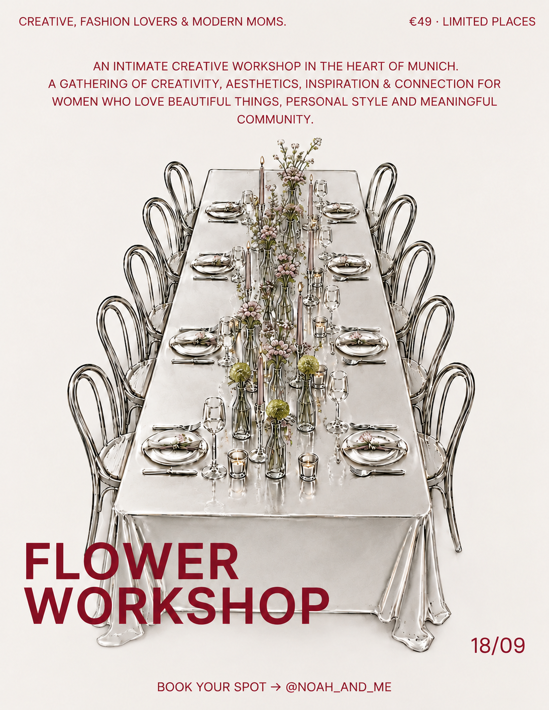 FLOWER WORKSHOP · 18/09
