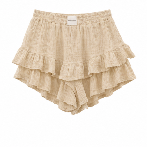 Musselin Skort creme
