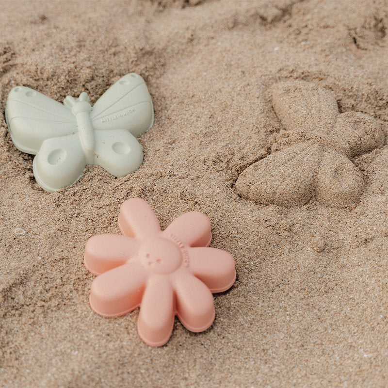 Sandkasten-Spielzeug 3-teilig FLOWERS & BUTTERFLIES