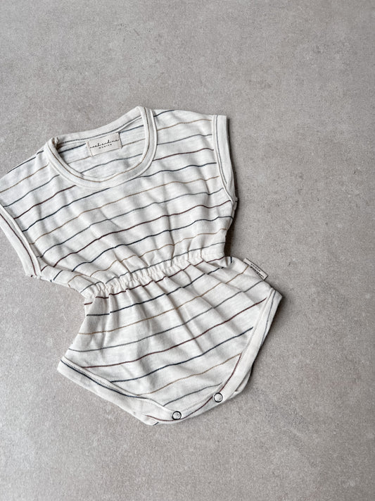 STRIPED ROMPER