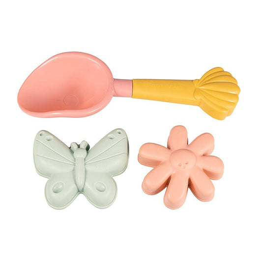 Sandkasten-Spielzeug 3-teilig FLOWERS & BUTTERFLIES