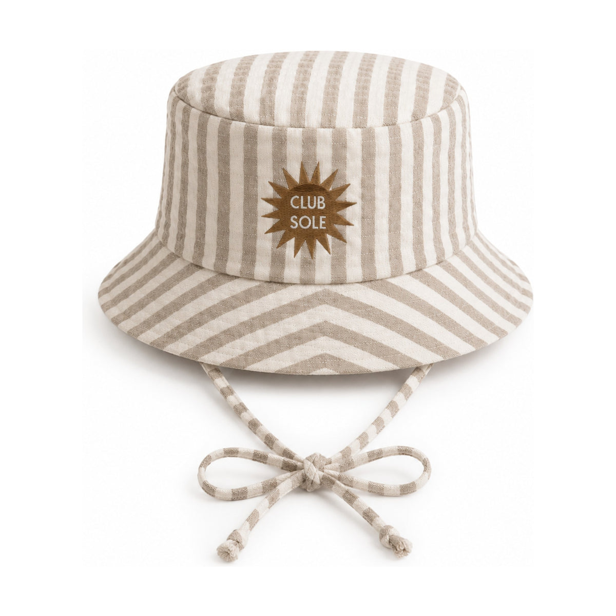 Kids Summer Musselin Bucket Hat striped