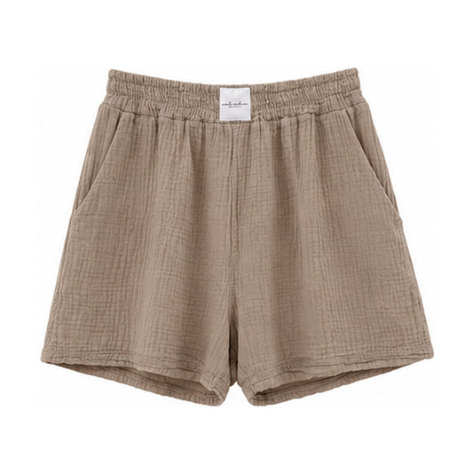 Musselin Shorts beige