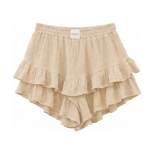 Musselin Skort creme